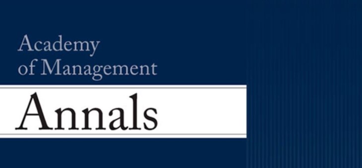New Academy of Management Annals! New Implications for Environmental and Social Entrepreneurship Research